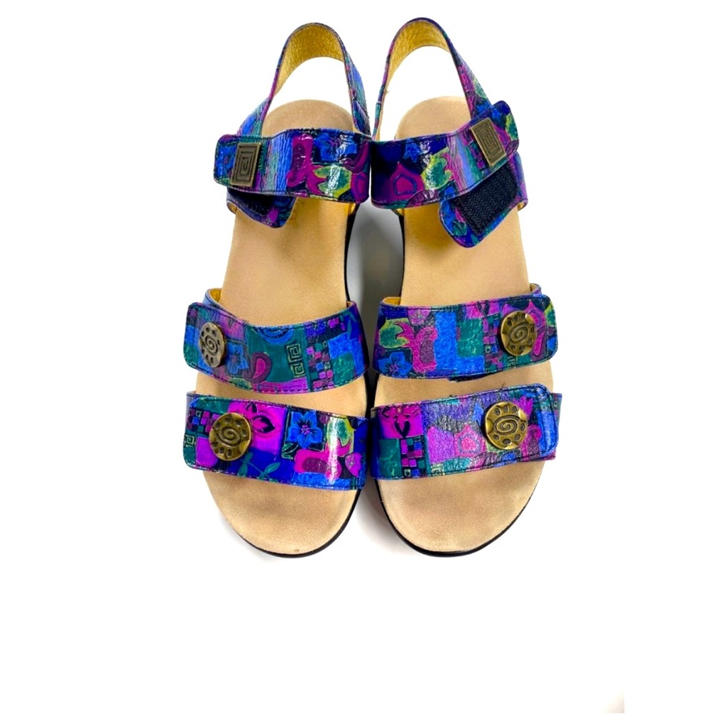 Alegria Olivia Geometric Gem Tone Sandals / Size 39 / US 8.5